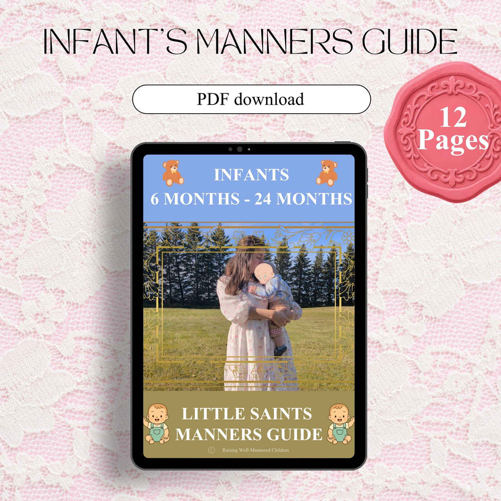 Infants: Little Saints Manners Guide