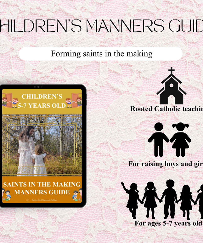 Children's: Saints in the Making Manners Guide