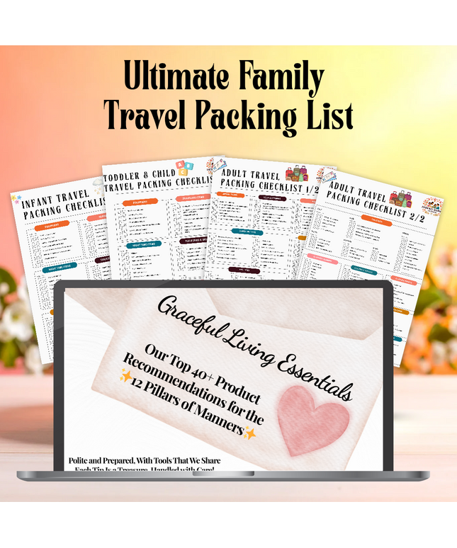 Ultimate Family Travel Packing List