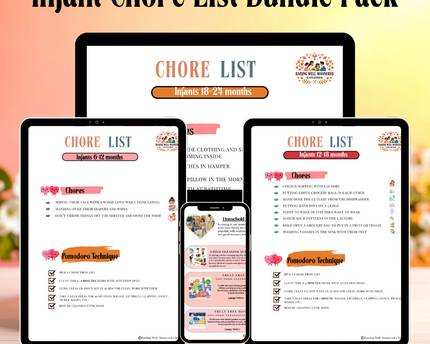 Infant Chore List Bundle