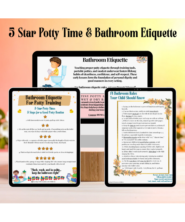 5 Star Potty Time & Bathroom Etiquette