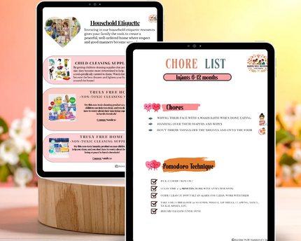 Infant Chore List Bundle